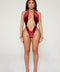 BORDEAUX VEIL SWIMSUIT