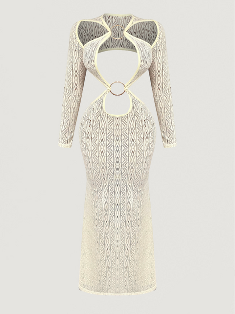 GEMMA DRESS - IVORY