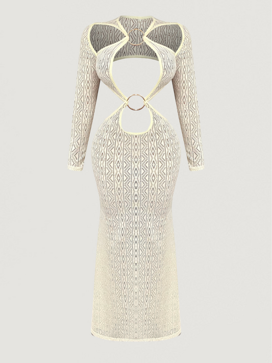 GEMMA DRESS - IVORY