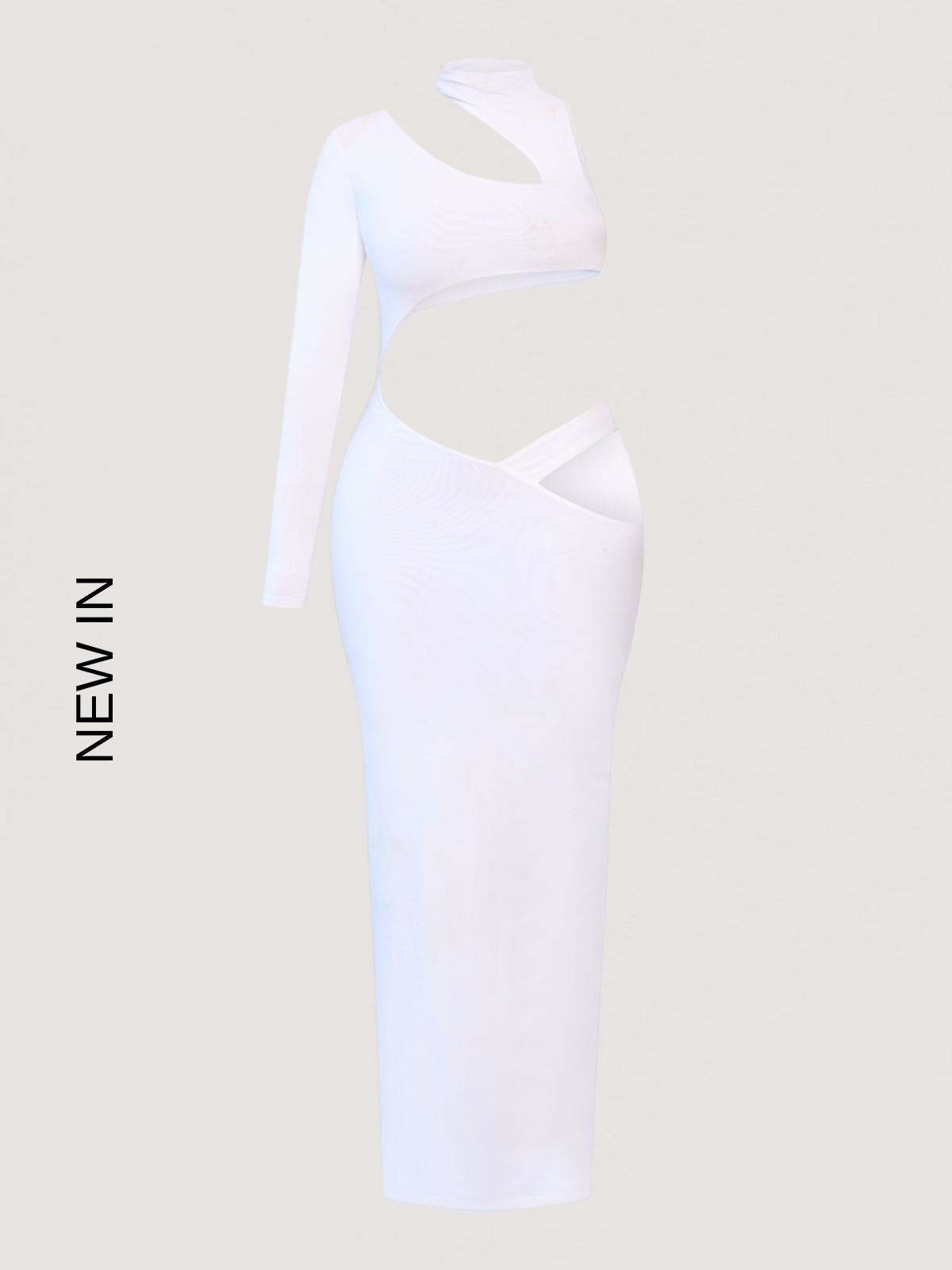 WHITE CUT OUT DRESS